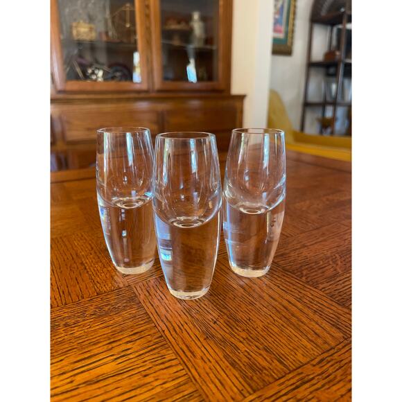 Crate & Barrel Krosno Shot glasses set of 3 - Picture 1 of 4